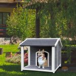Outdoor Wooden Dog House