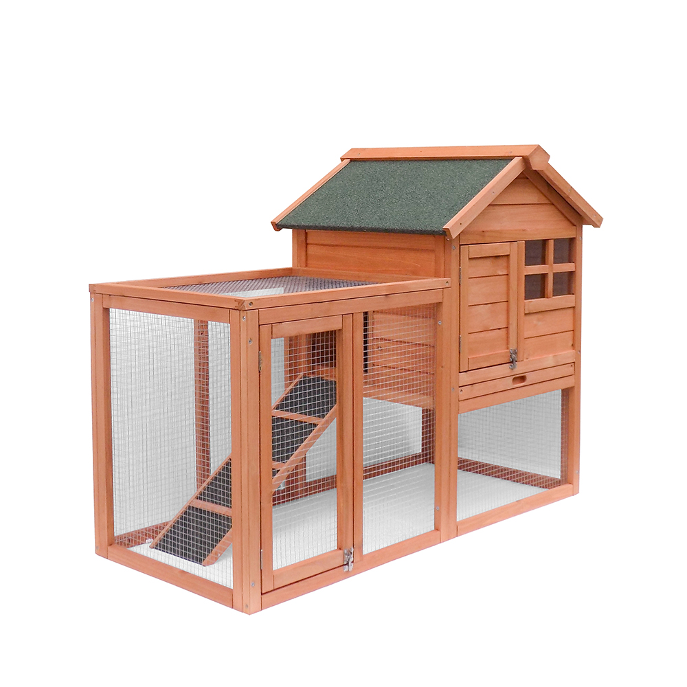 48'' Outdoor Wooden Chicken Coop for 3-5 Chickens