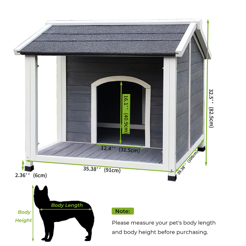Outdoor Wooden Dog House